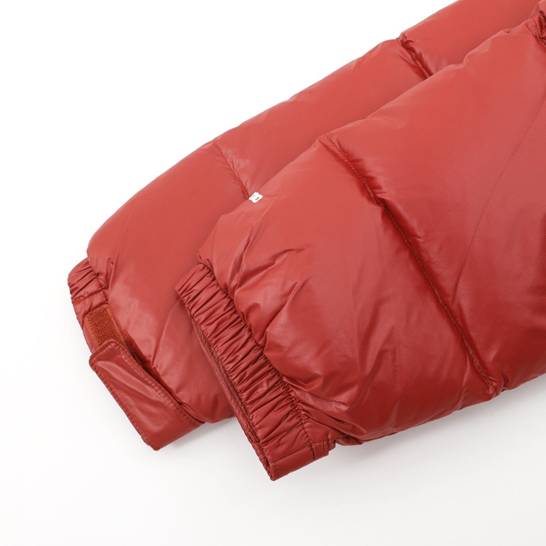 The North Face Women Crop Puffer Down Jacket "Brick Red"