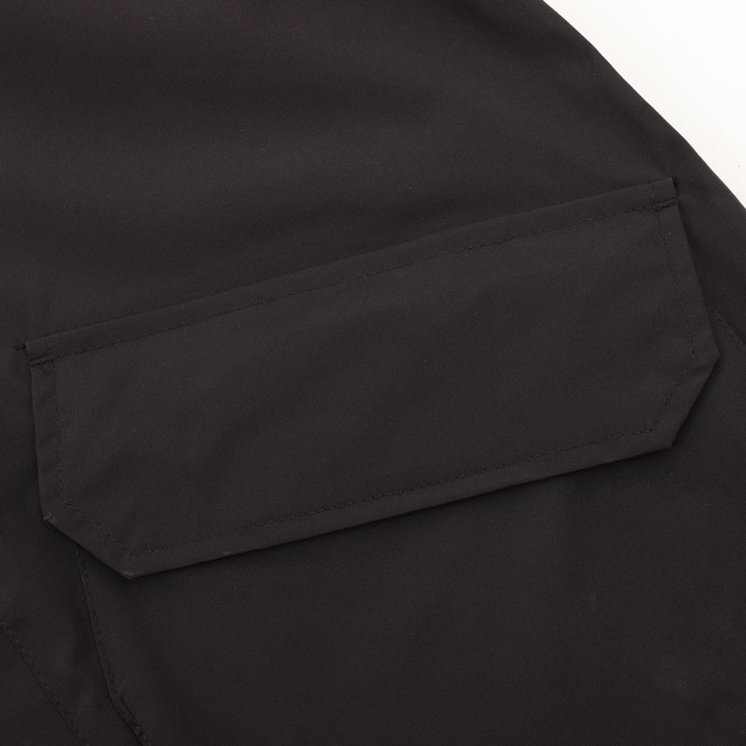 The North Face Men's Hooded Windproof Rain Jacket – Black