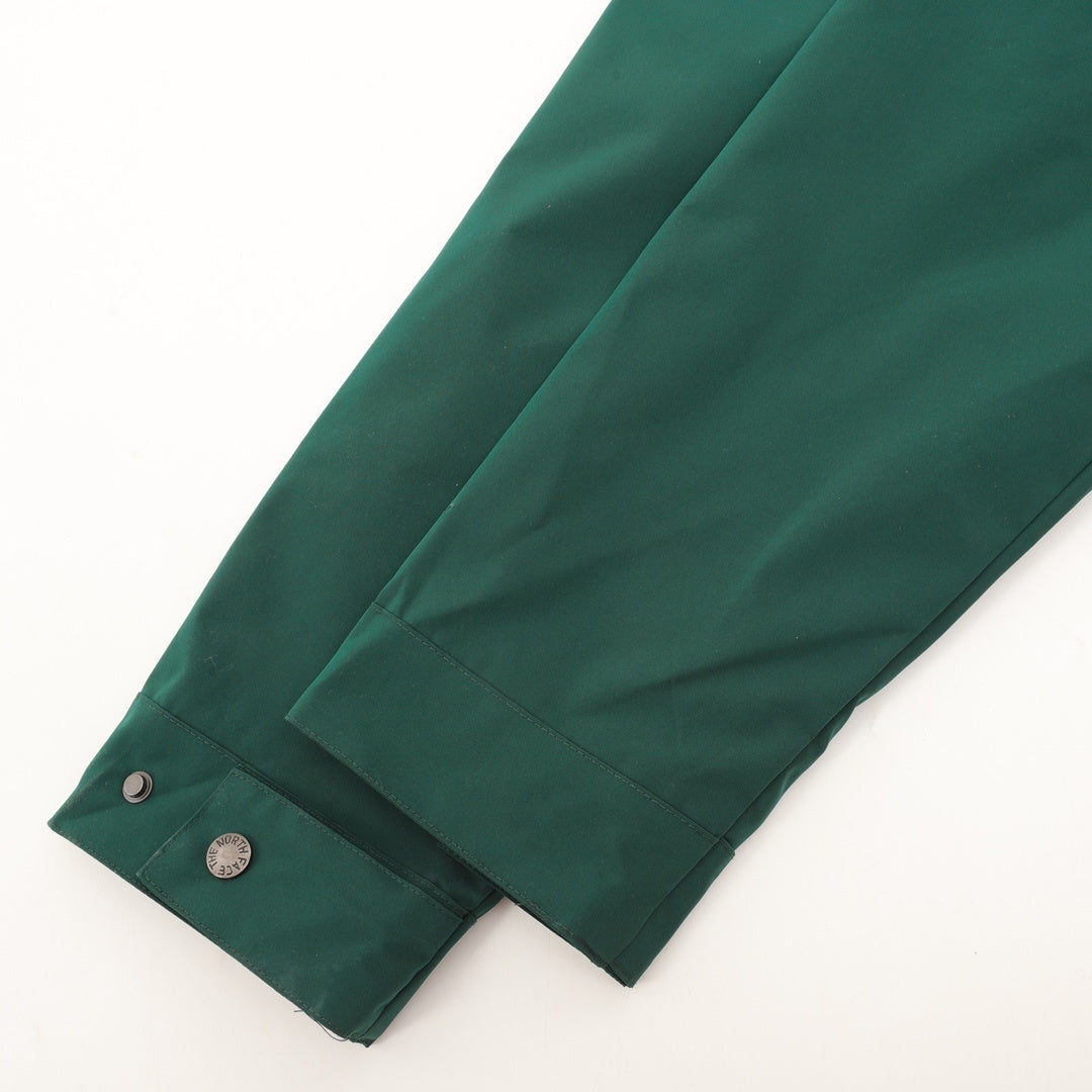The North Face Series Men Hooded Windproof Rain Jacket "Forest Green"