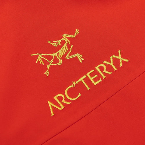 Arc'teryx Alpha SV Series Men's Hooded Waterproof Ski Jacket in "Red"