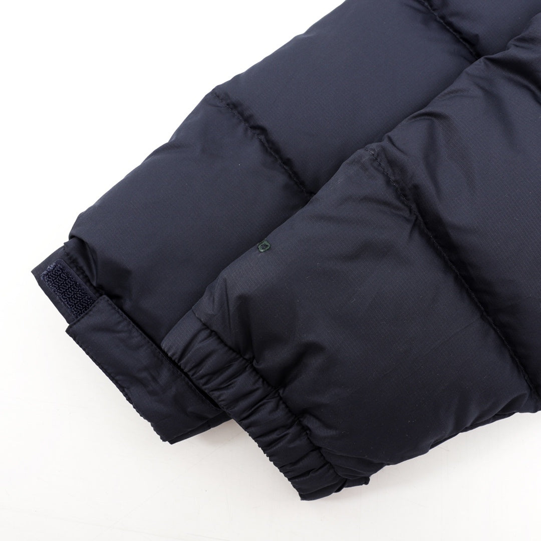 The North Face 1996 Retro Nuptse Series "Deep Green Navy" Men Stand Collar Puffer Down Jacket