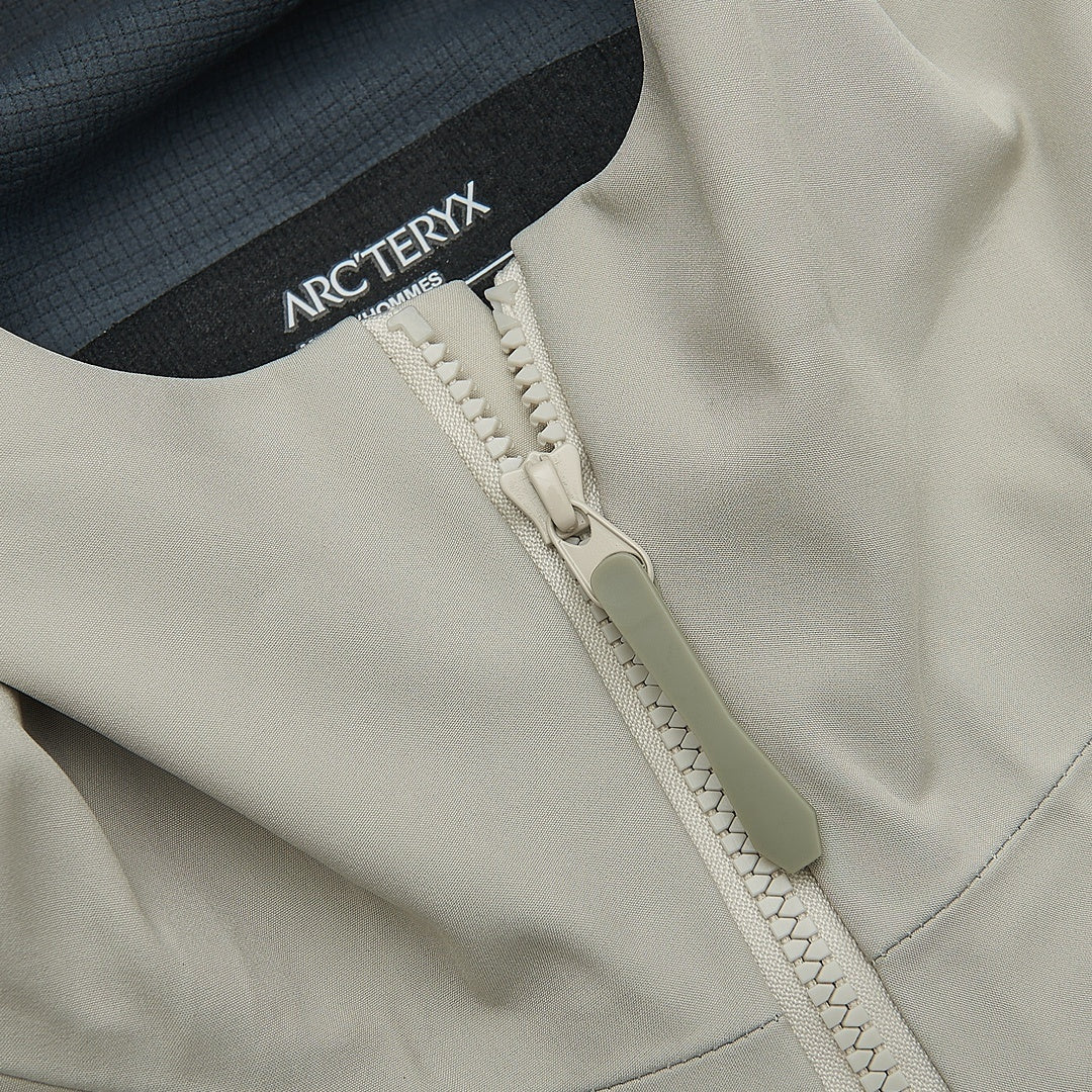 Arc'teryx Gamma Series Men's Hooded Softshell Jacket in "Light Beige"
