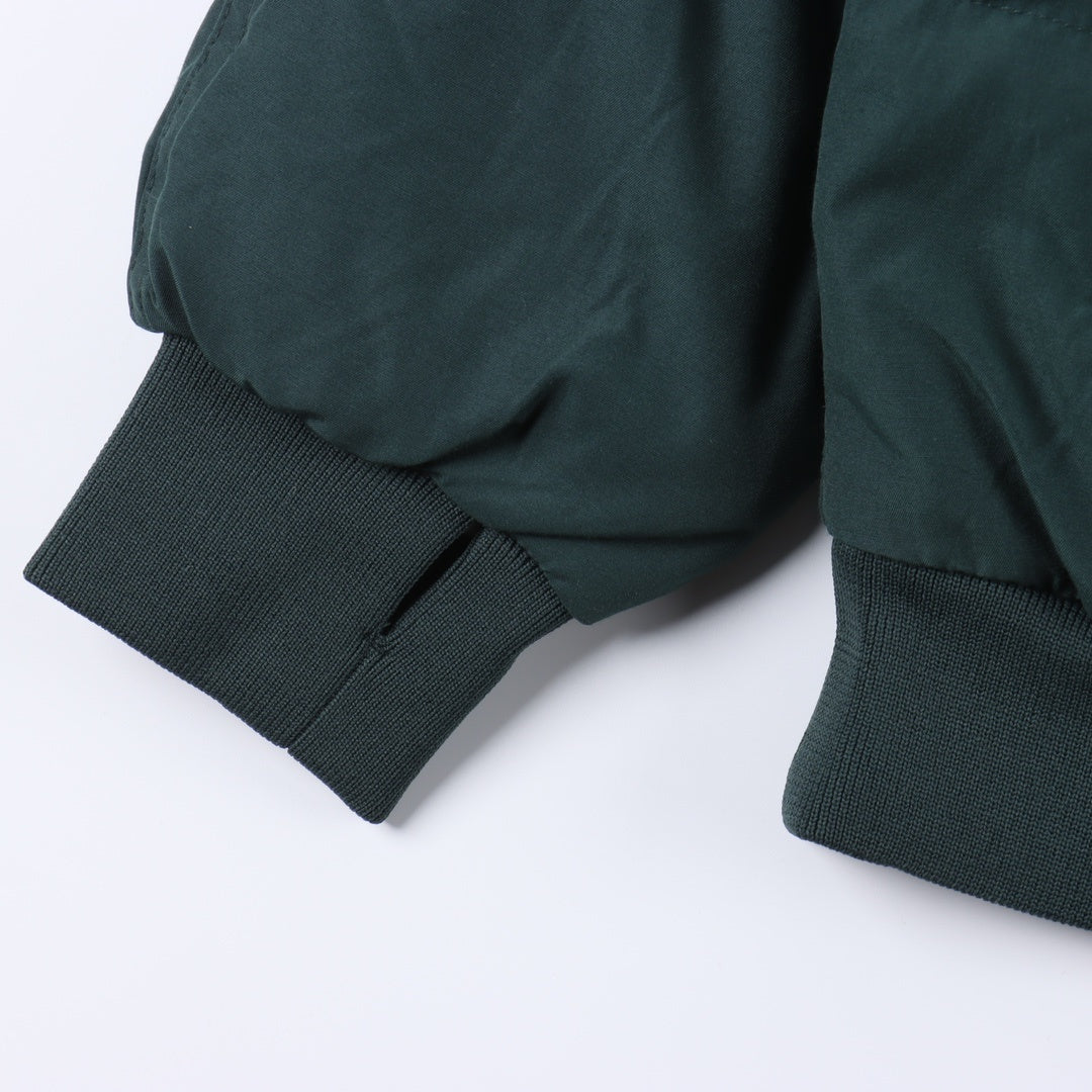 The North Face Purple Label Stand Collar Bomber Series Men Down Jacket "Dark Green"